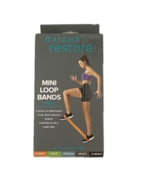 GAIAM Resistance Loop Bands 5-Pack 5-Levels